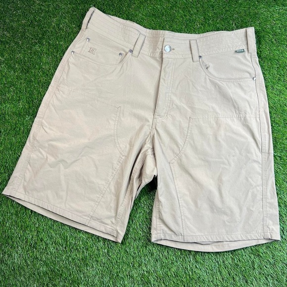 Howler Brothers Other - Howler Bros Double Knee Shorts Men's 36 Tan Khaki Utility Outdoor Workwear Style